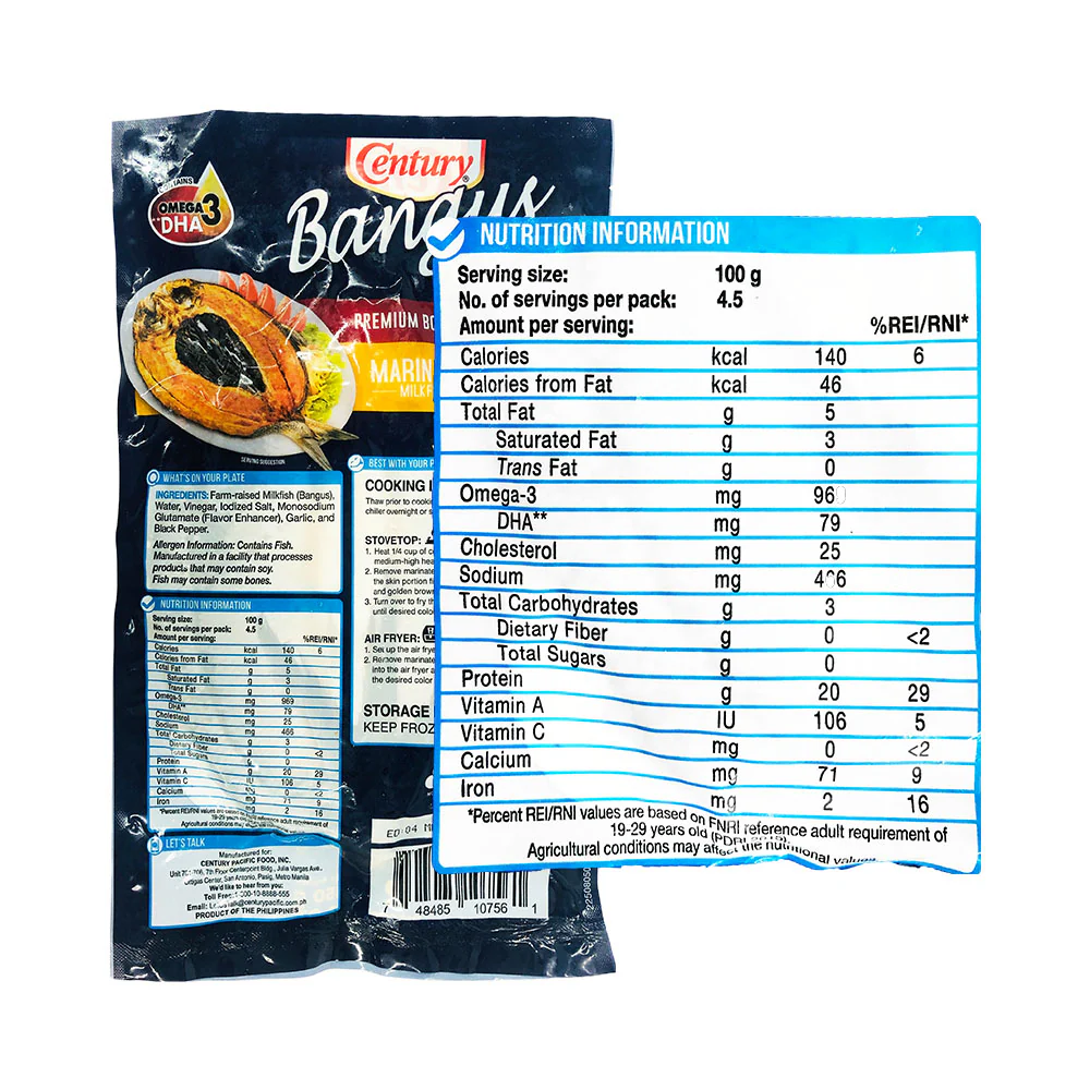 Century Premium Boneless Bangus Marinated 2's (450g) - Image 2