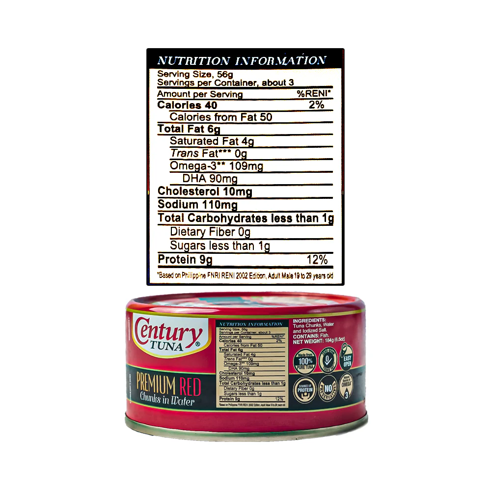 Century Tuna Chunks In Water 184g - Image 3