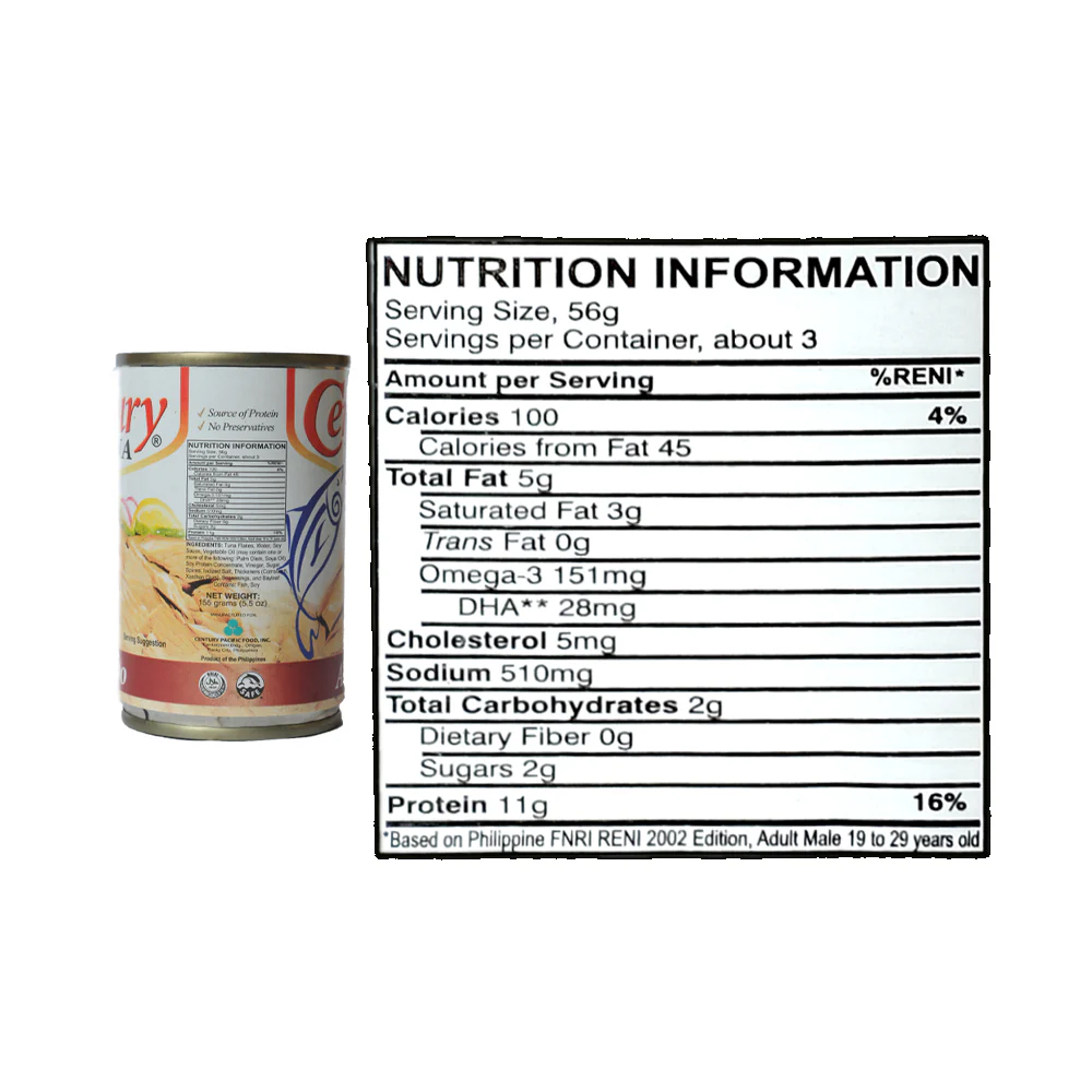 Century Tuna Flakes Adobo 155g - Image 3