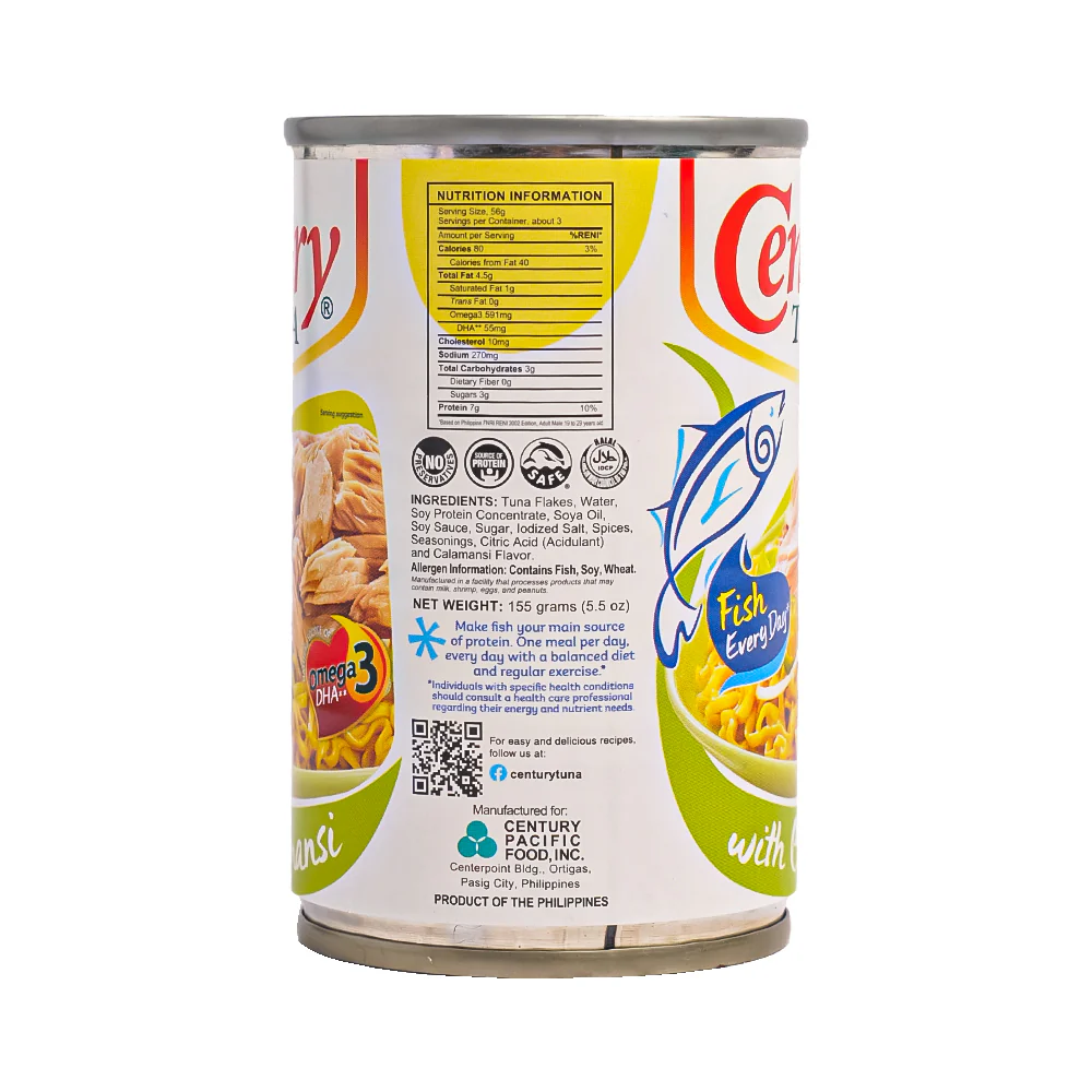 Century Tuna Flakes With Calamansi 155g - Image 2
