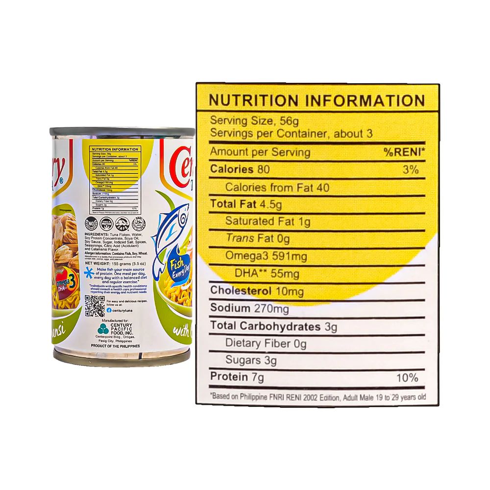 Century Tuna Flakes With Calamansi 155g - Image 3