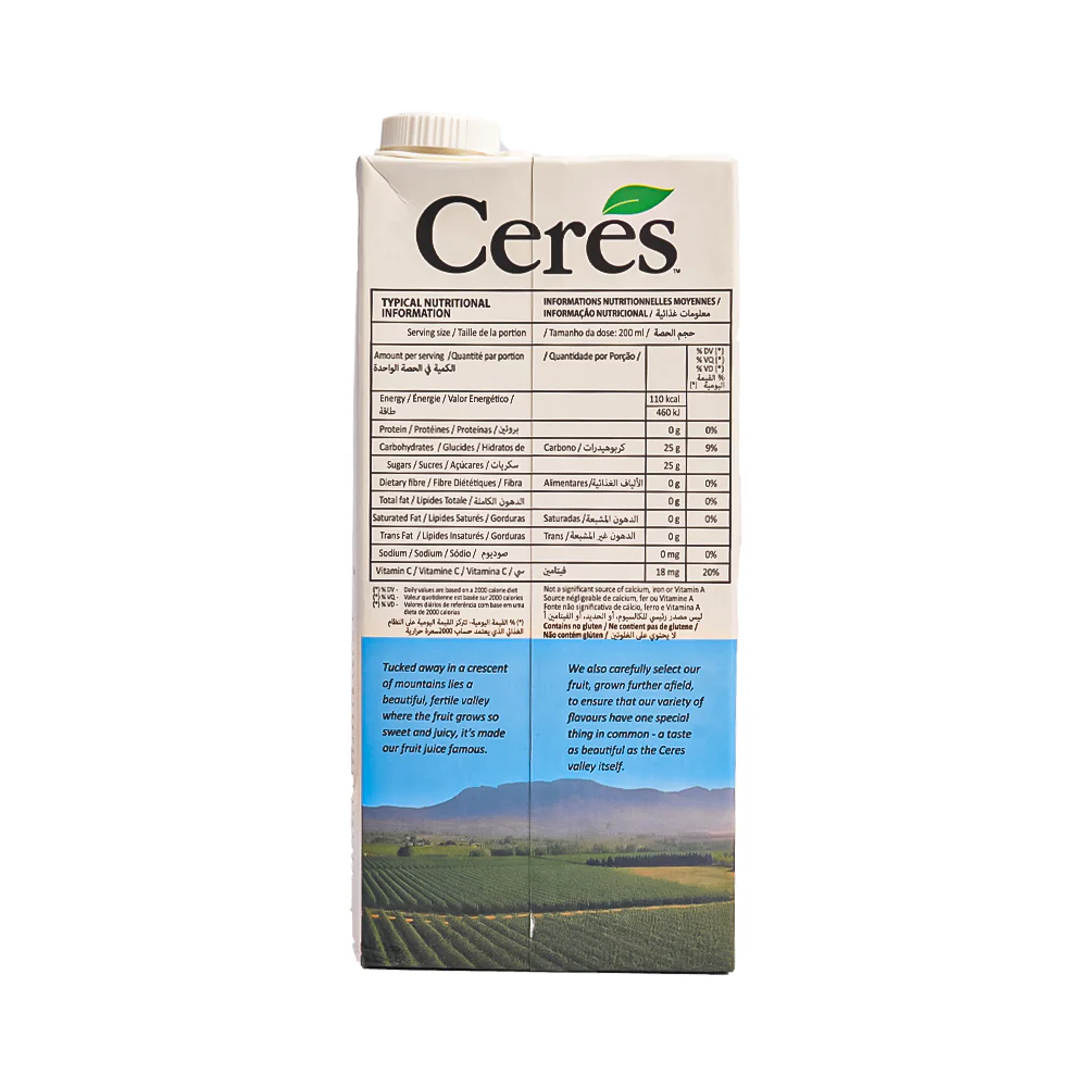 Ceres Fruit Juice Apple 1L - Image 2