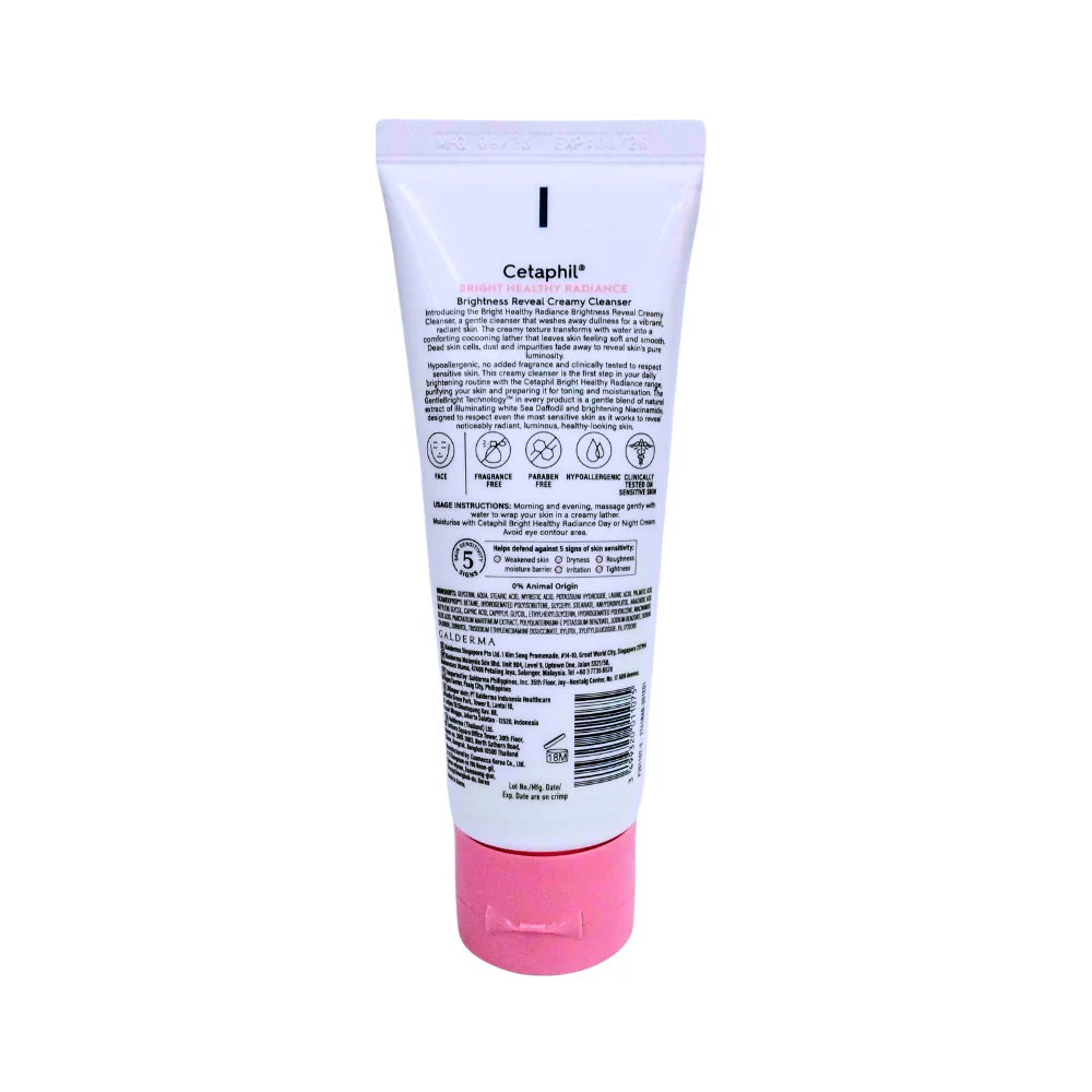 Cetaphil Bright Healthy Radiance Creamy Cleanser 100g - Image 2