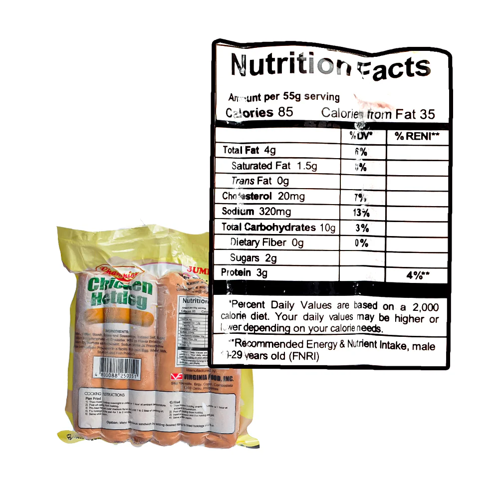 Champion Chicken Hotdog Jumbo 250g - Image 2