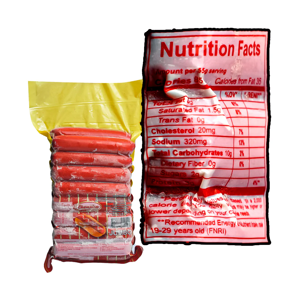 Champion Hotdog Jumbo 1kg - Image 2