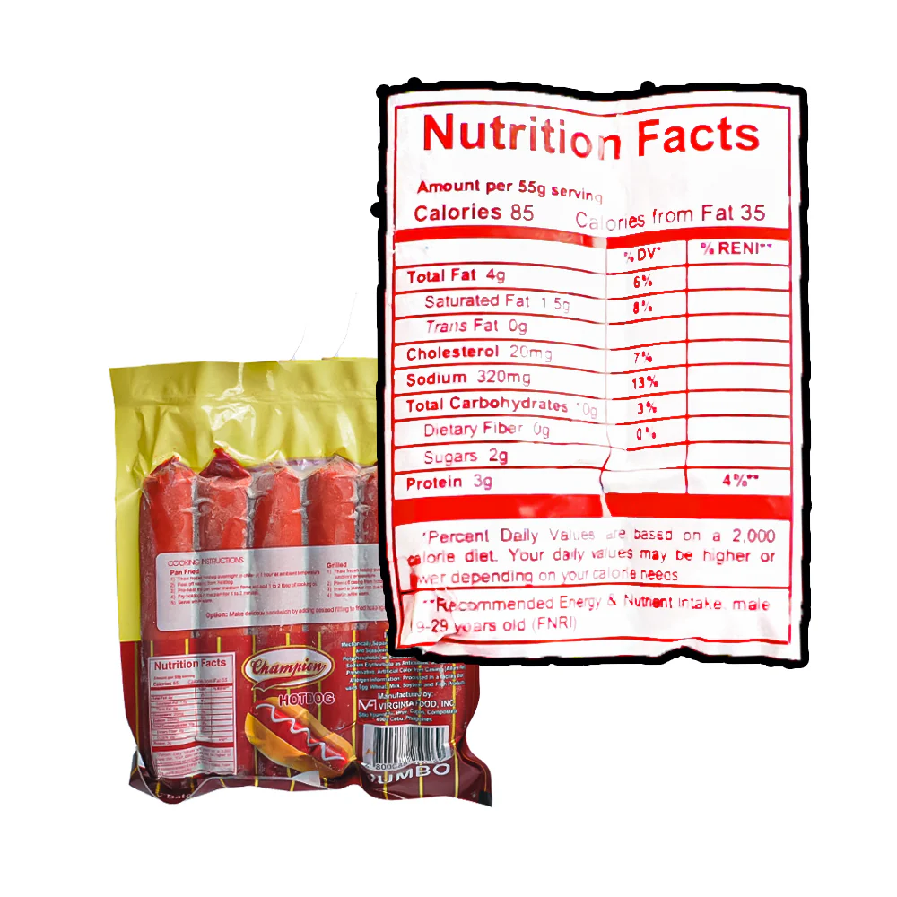 Champion Hotdog Jumbo 250g - Image 2