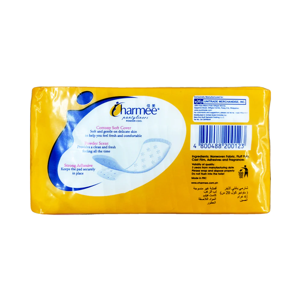 Charmee Breathable Pantyliners Powder Cool 20's - Image 2