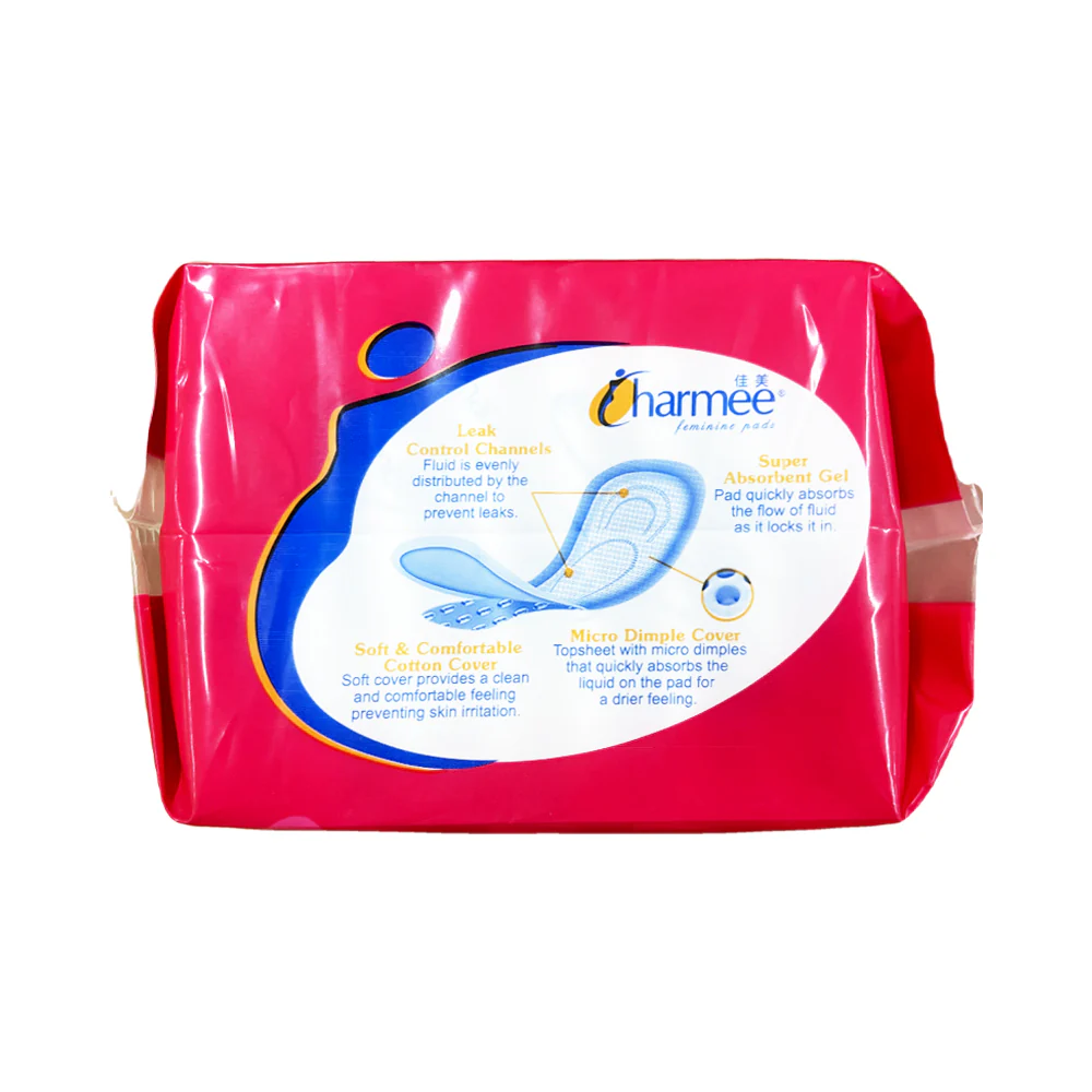 Charmee Feminine Pads All Flow Cottony Soft No Wings 8's - Image 2