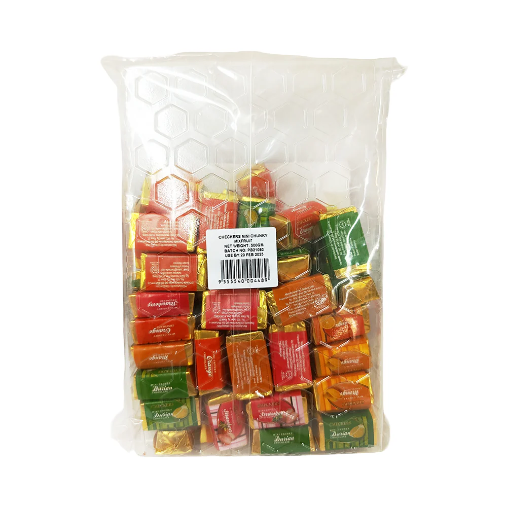 Checkers Mini Chunky Chocolate Mix Fruit 500g - Image 2