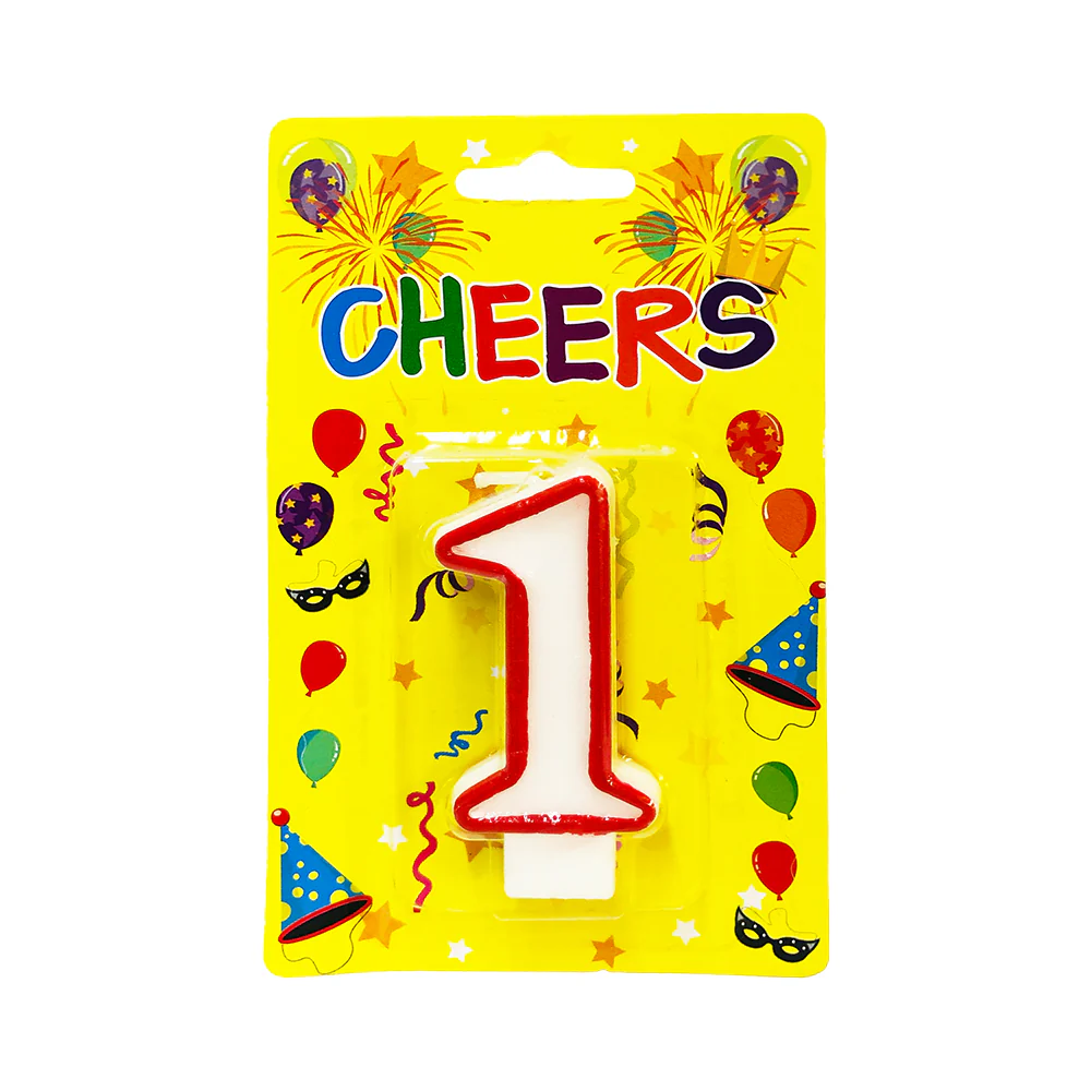 Cheers Numeral Candle - Image 2