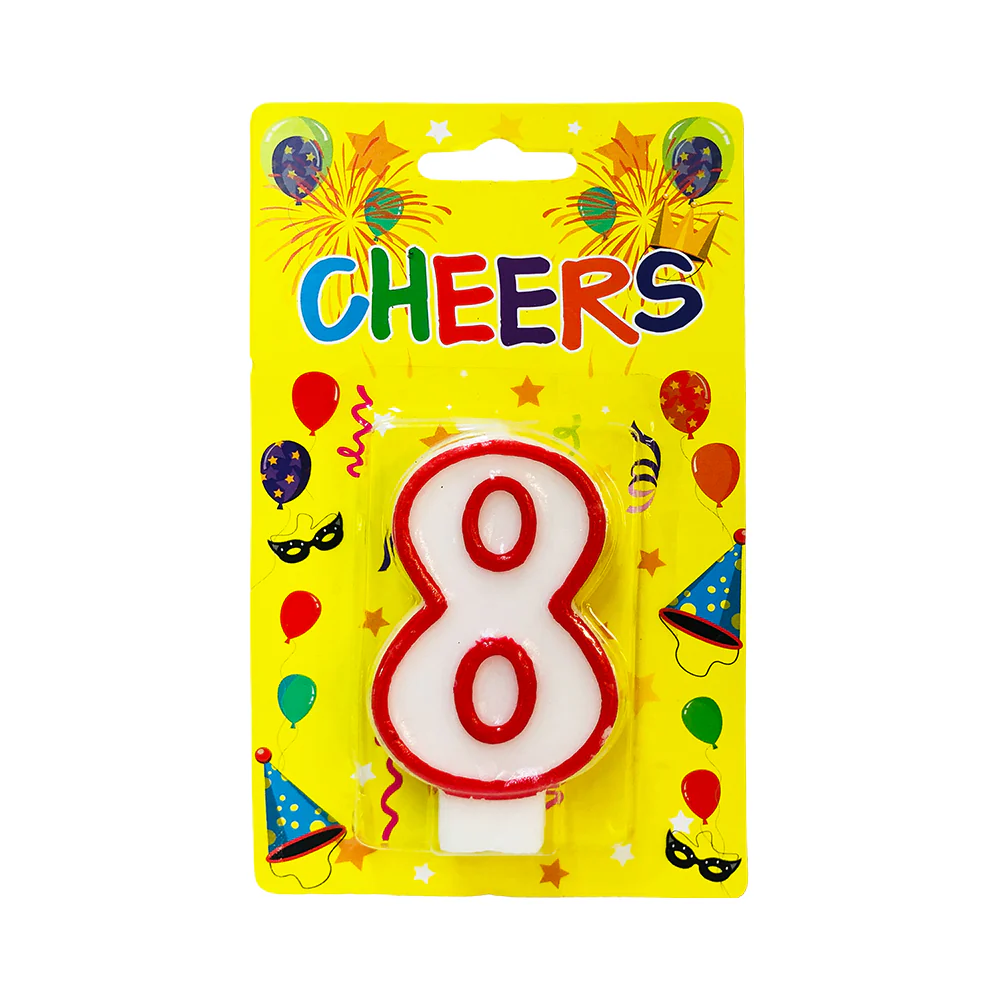 Cheers Numeral Candle - Image 3