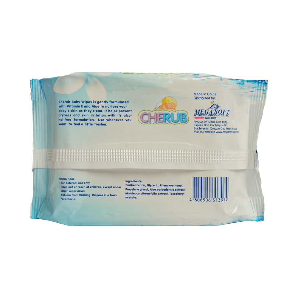 Cherub Baby Wipes 20's - Image 2