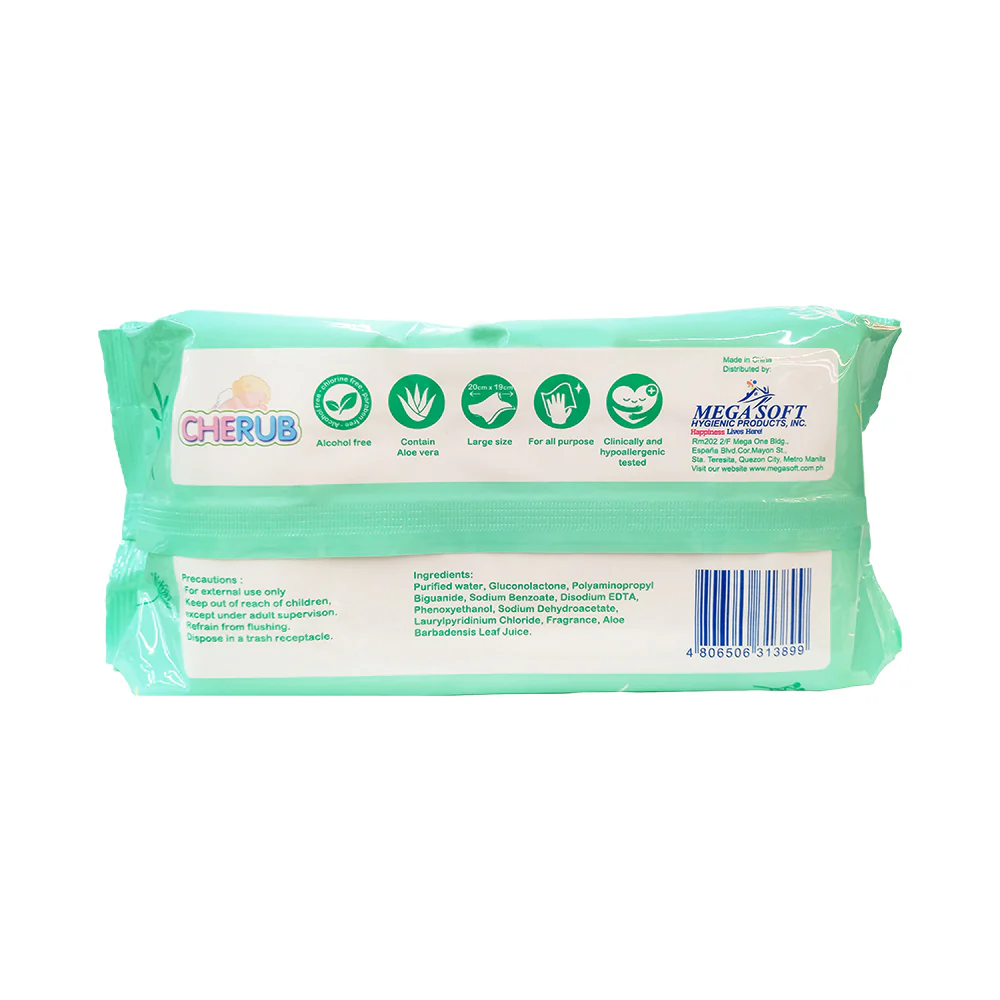 Cherub Scented Wipes 80's + 10's - Image 2