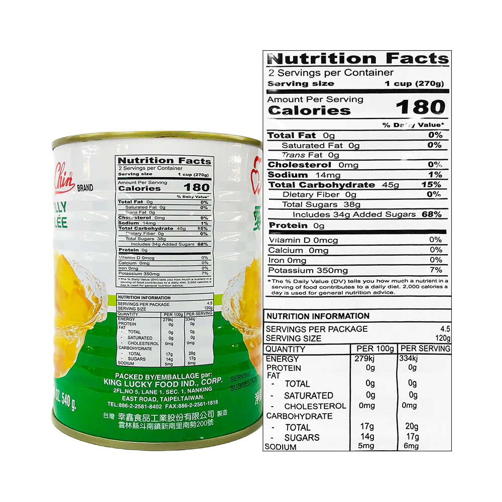 Chin Chin Grass Canned Jelly 540g - Image 6
