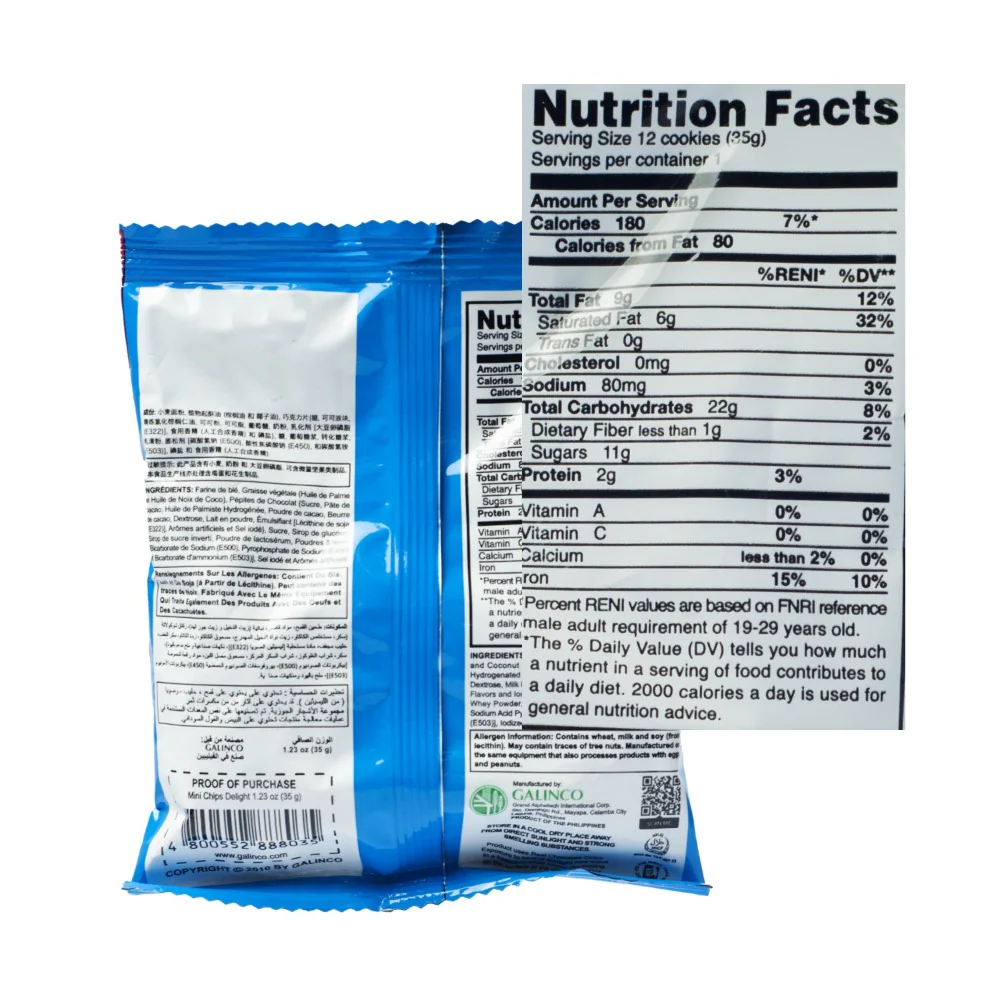 Chips Delight Mini Chocolate Chip Cookies 35g - Image 2
