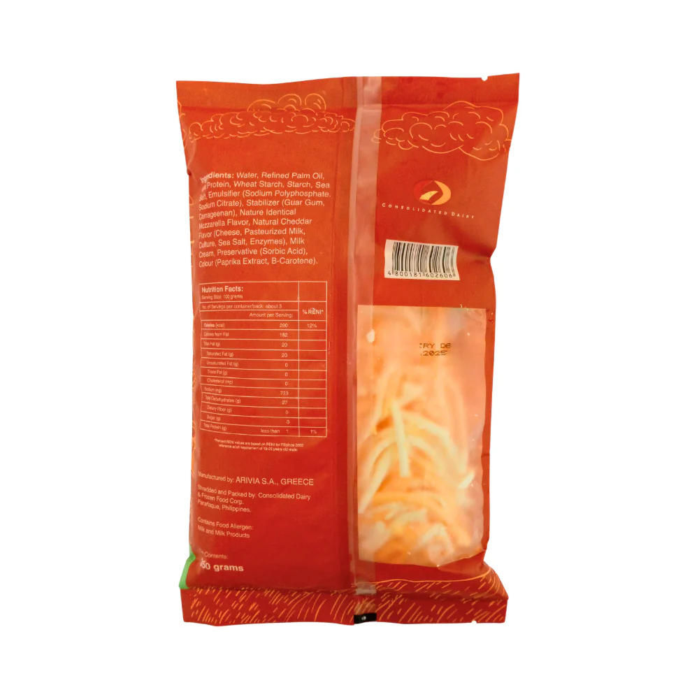 Chiz Boy Shredded Processed Mozzarella And Cheddar Cheese 350g - Image 2