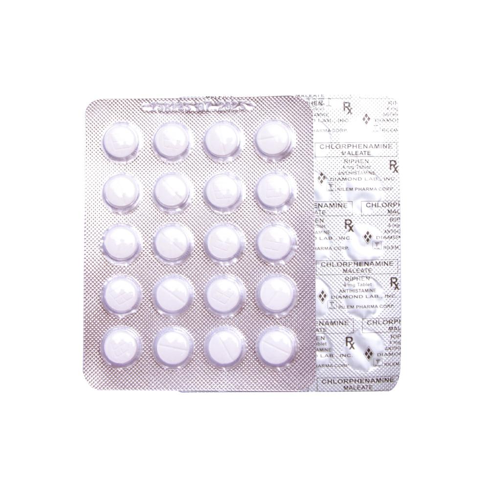 Chlorphenamine Maleate Tablet 4mg x 20's - Image 2