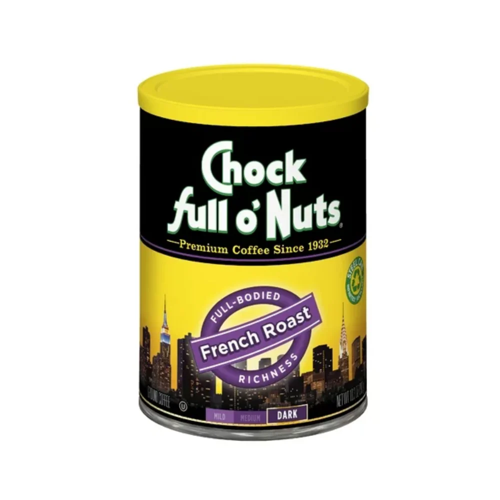 Chock Full O' Nuts Premium Coffee French Roast Dark 292g (10.3oz) - Image 2
