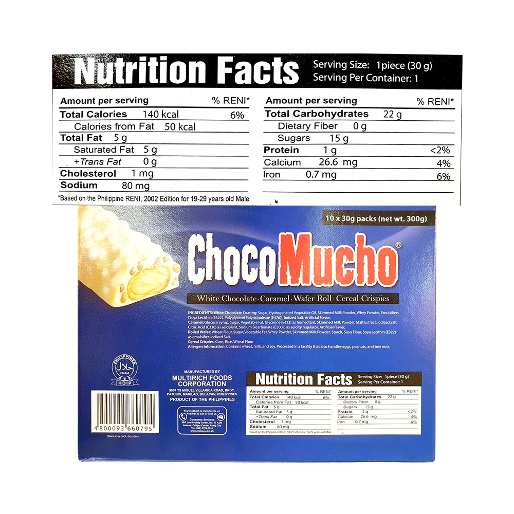 Choco Mucho Wafer Roll Milk 33g x 10's - Image 2