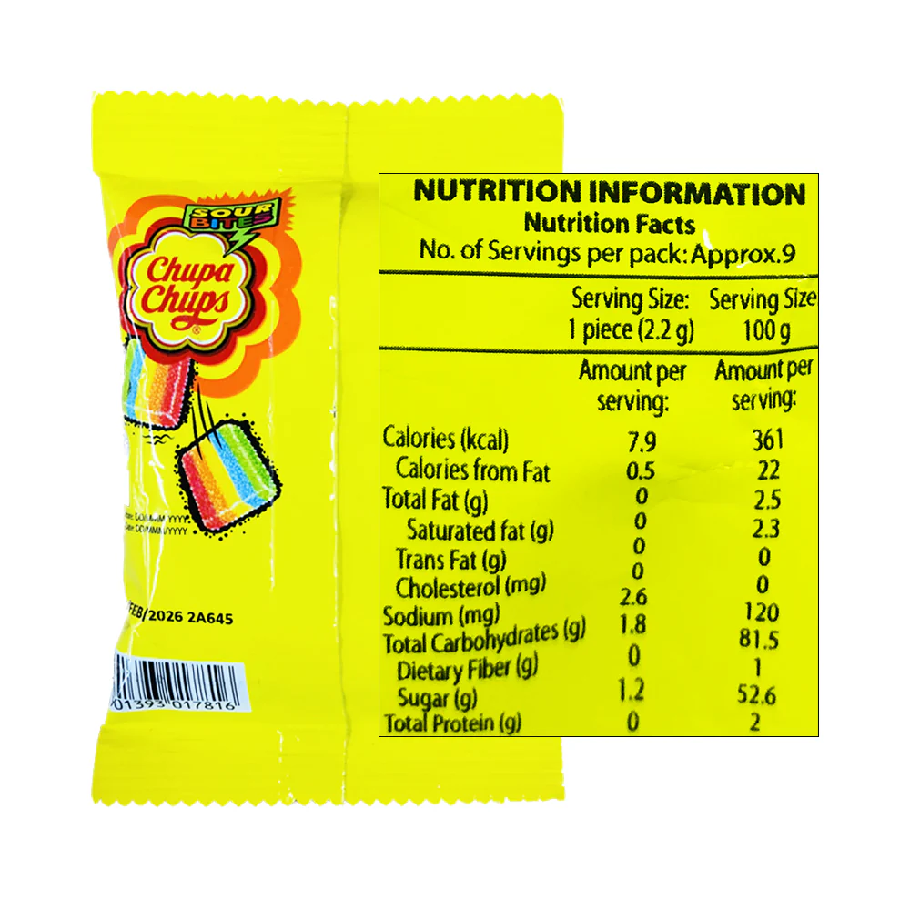 Chupa Chups Sour Bites 20g - Image 2