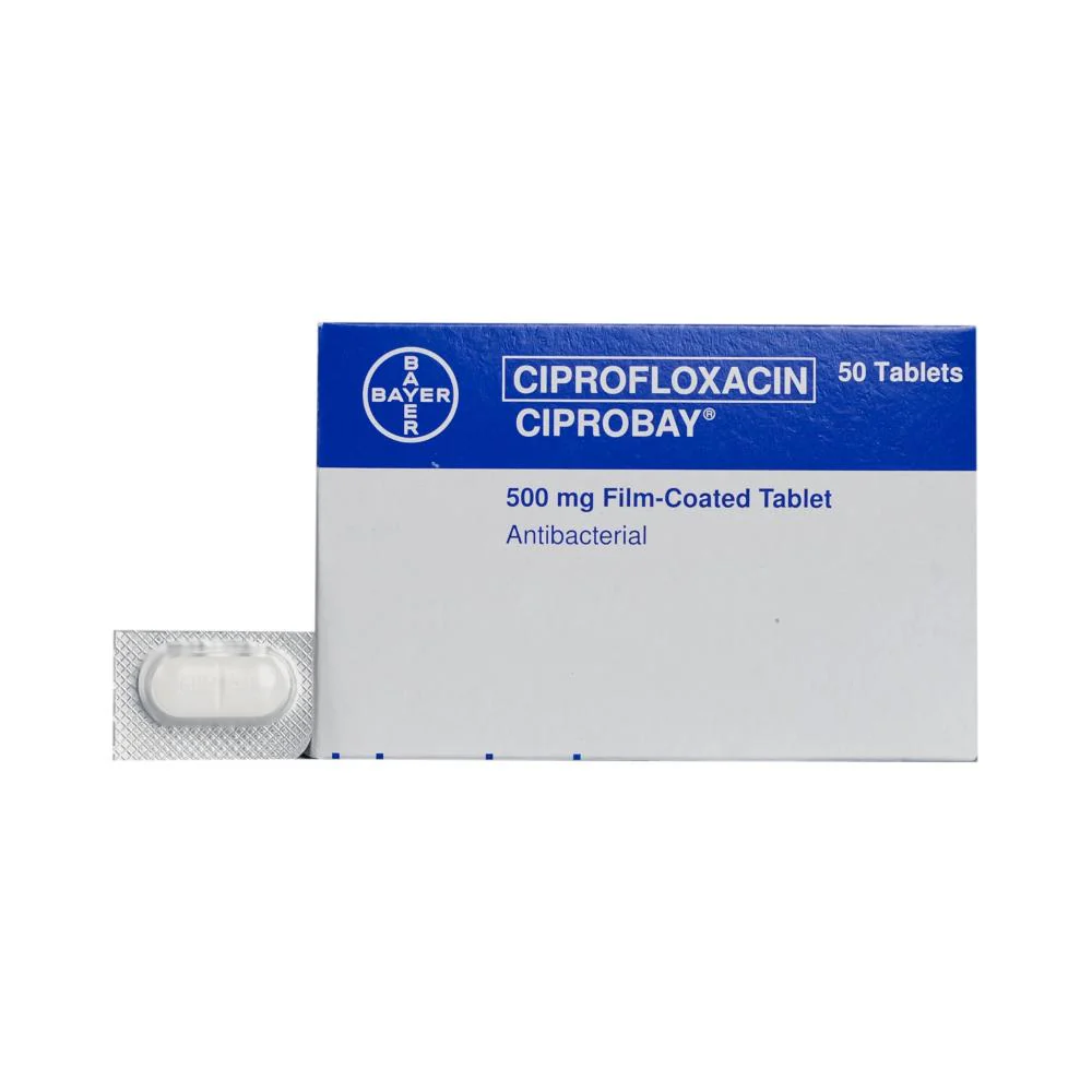 Ciprobay Ciprofloxacin 500mg Tablet By 1's - Image 2