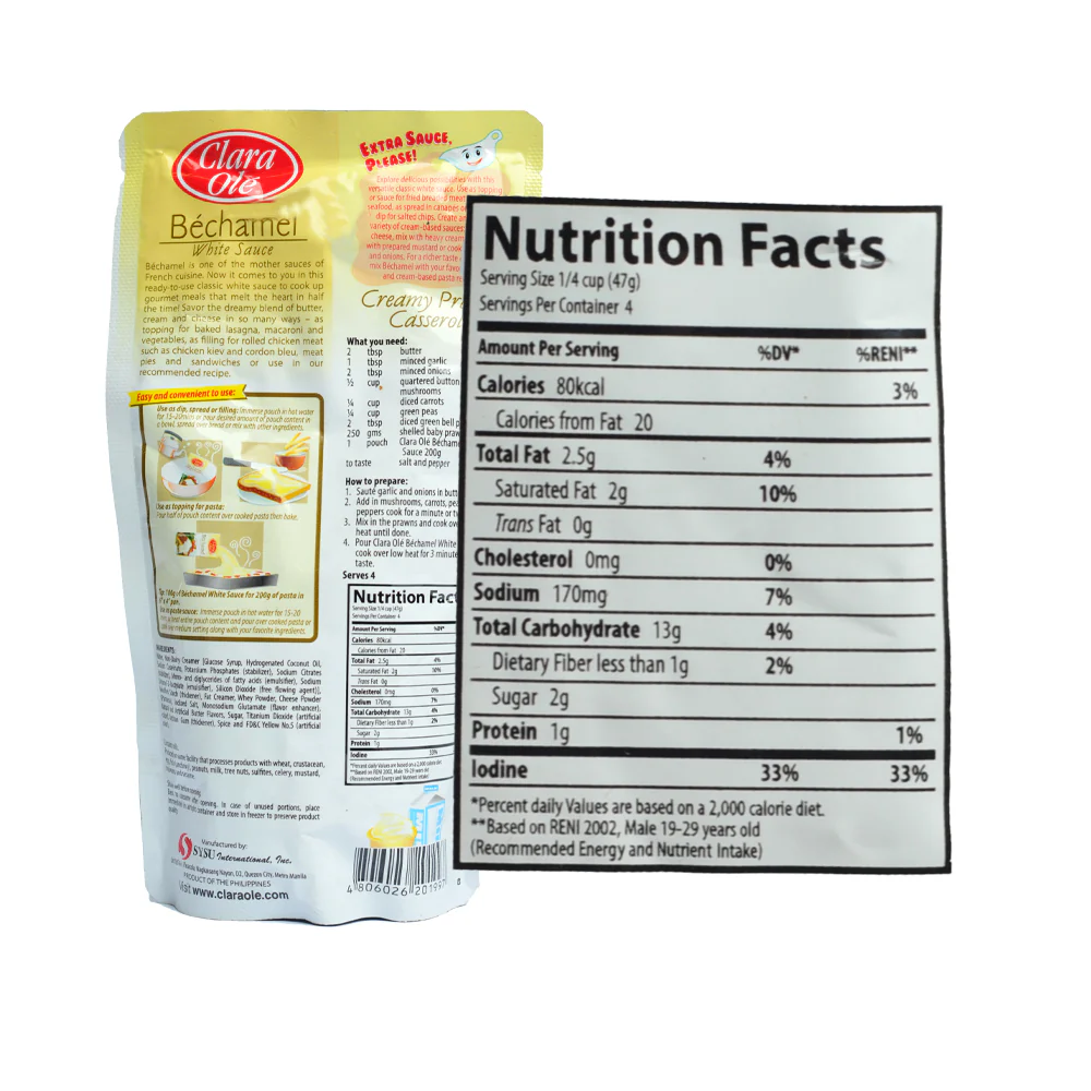 Clara Ole Bechamel White Sauce 200g - Image 2