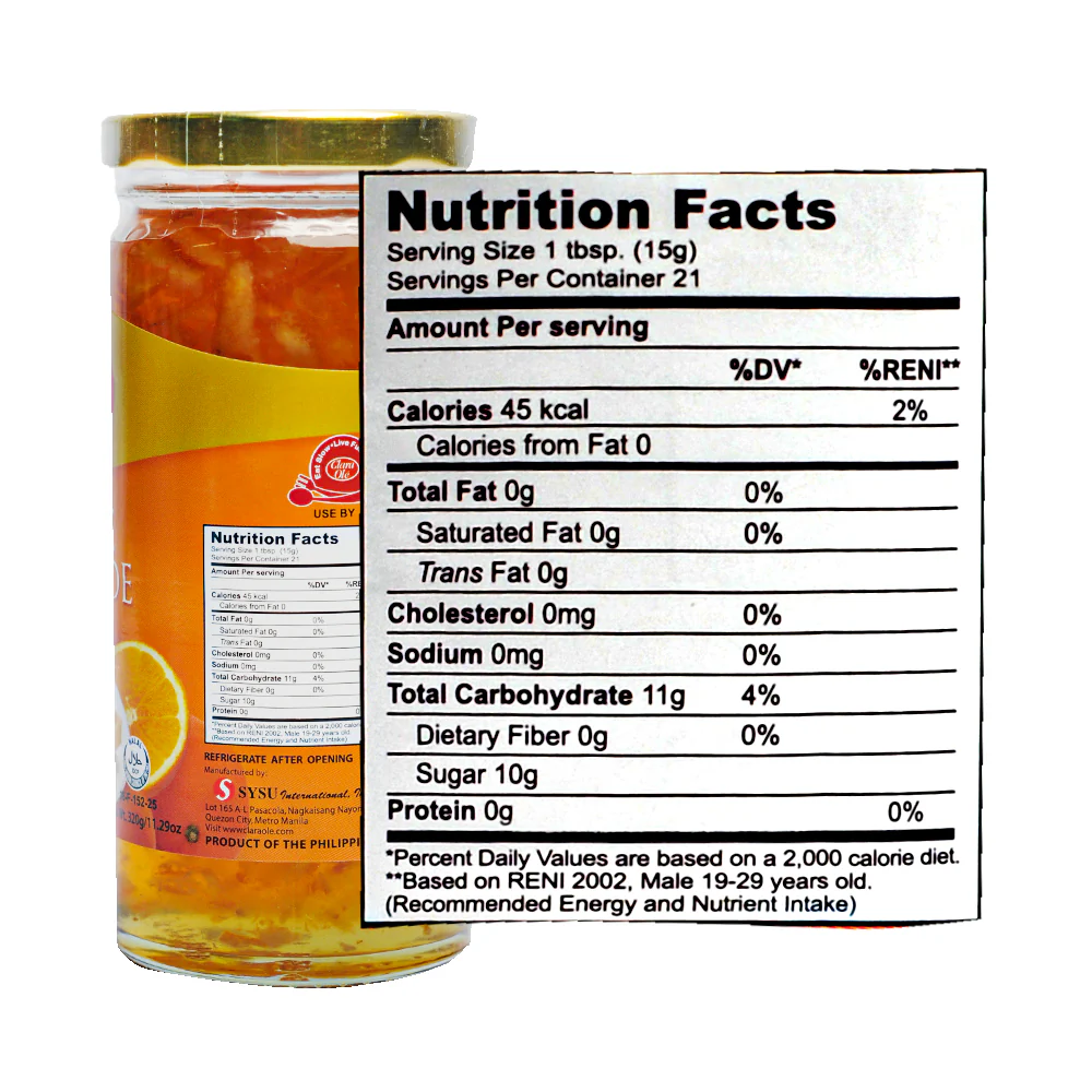 Clara Ole Orange Marmalade 320g - Image 2