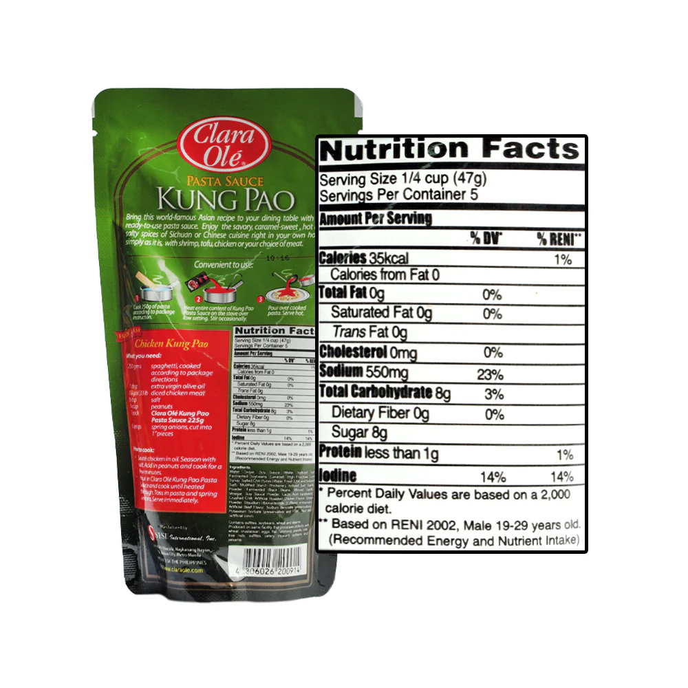 Clara Ole Pasta Sauce Kung Pao 225g - Image 2