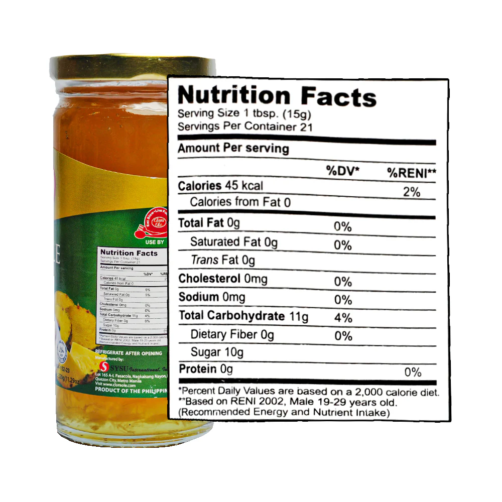 Clara Ole Pineapple Jam 320g - Image 2