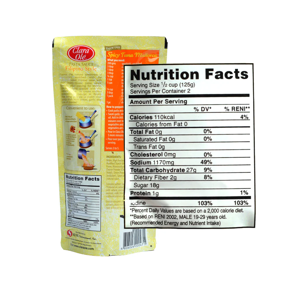 Clara Ole Spaghetti Sauce Filipino Style 250g - Image 2