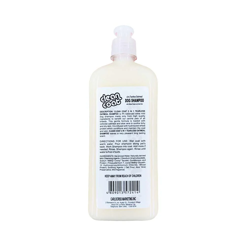Clean Coat Dog Shampoo 500ml - Image 4