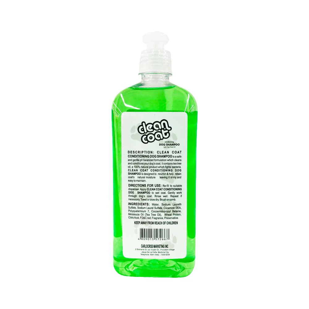 Clean Coat Dog Shampoo 500ml - Image 2