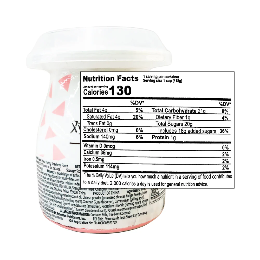 Clever Mama Chesse Pudding Strawberry 118g - Image 2