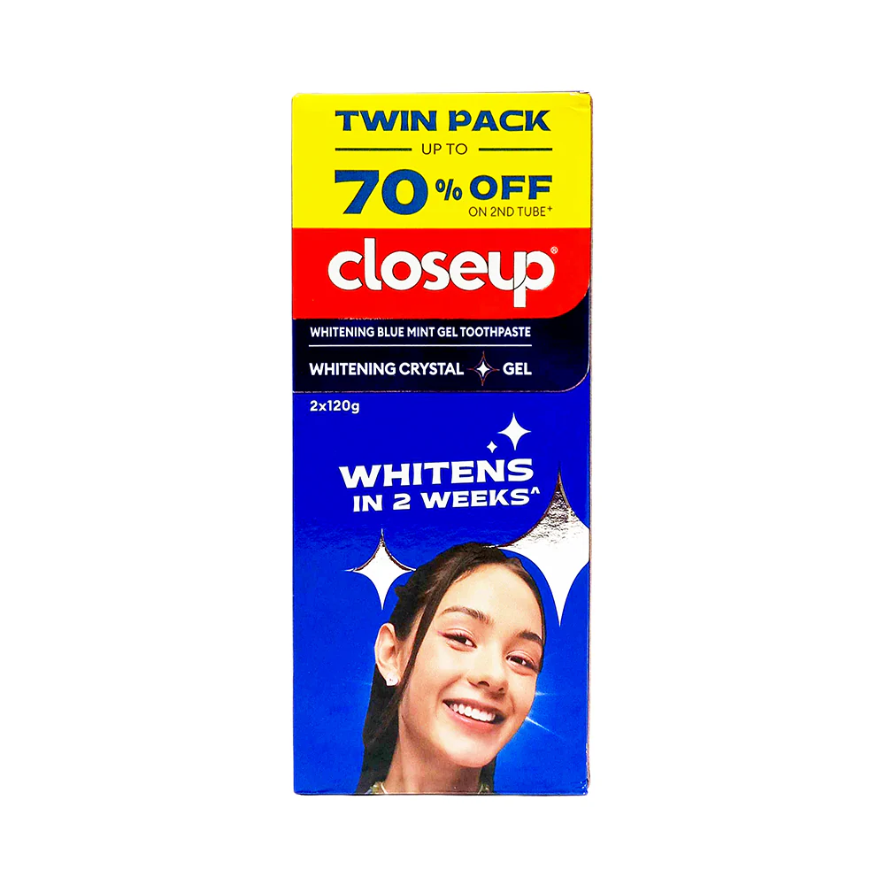 Close Up Toothpaste Cool Mint Value Twin Pack 120g x 2's
