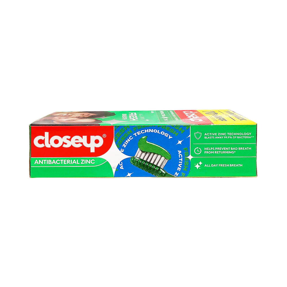 Close Up Anti-Bacterial Toothpaste Menthol Fresh Value Twin Pack 120g x 2's - Image 2