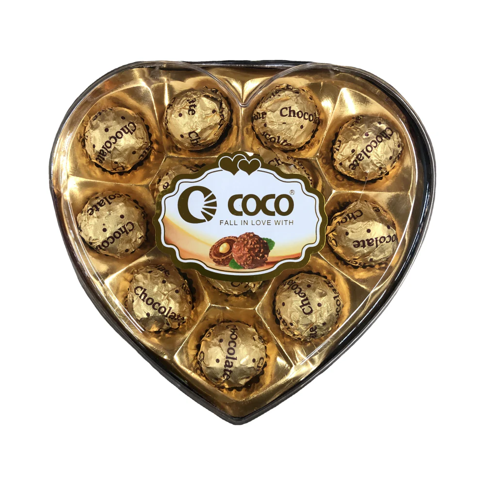 Coco Chocolate Heart Shaped 150g - Image 3