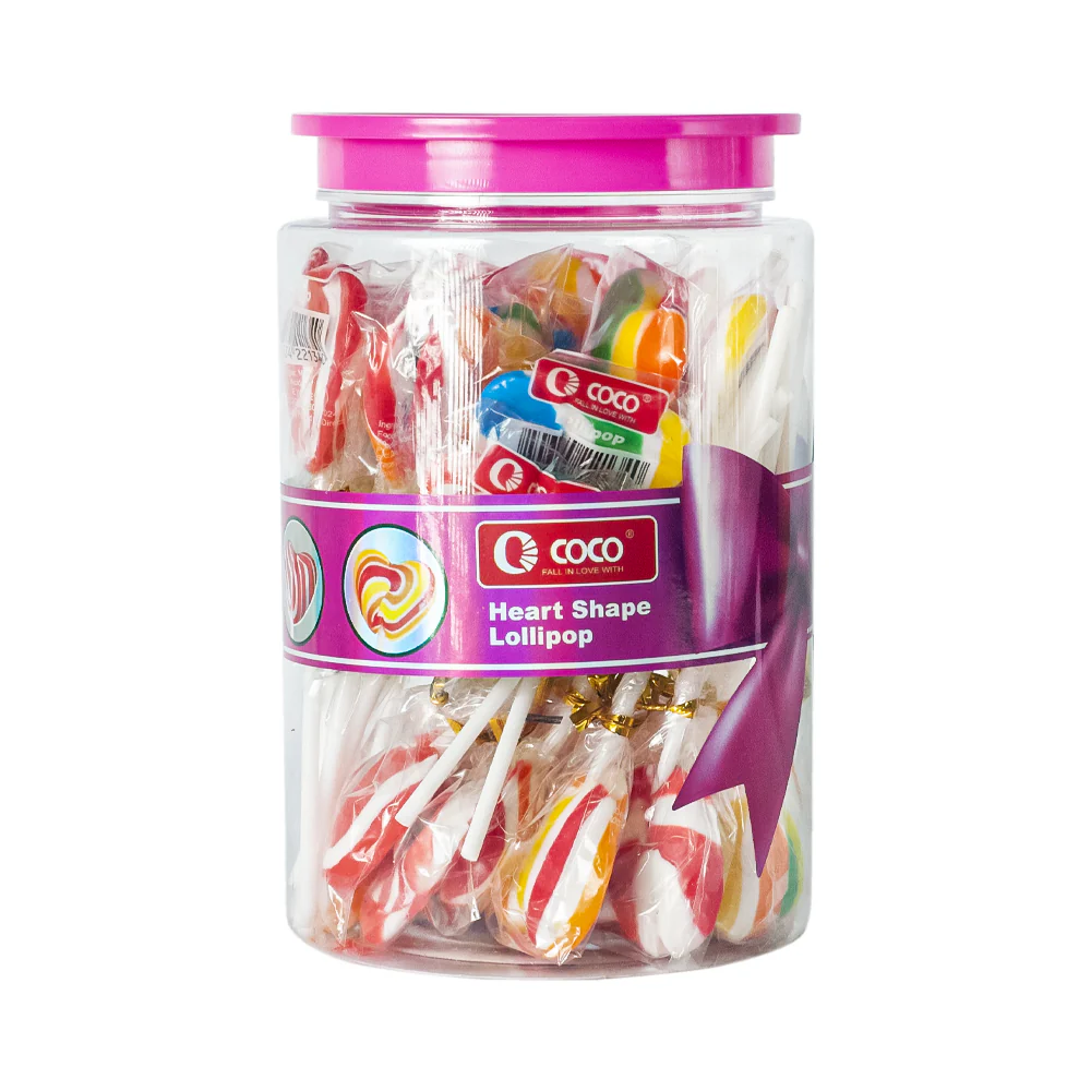 Coco Lollipop Heart Shape 30's