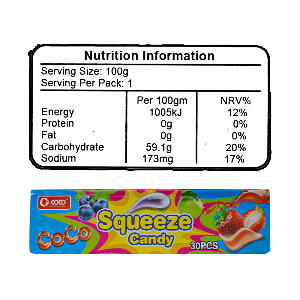 Coco Squeeze Candy 30's - Image 3