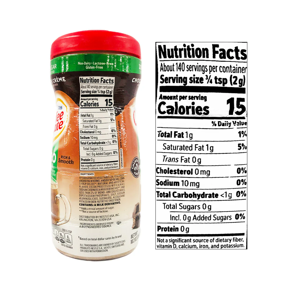 Coffeemate Zero Sugar Coffee Creamer 289g (10.2oz) - Image 6