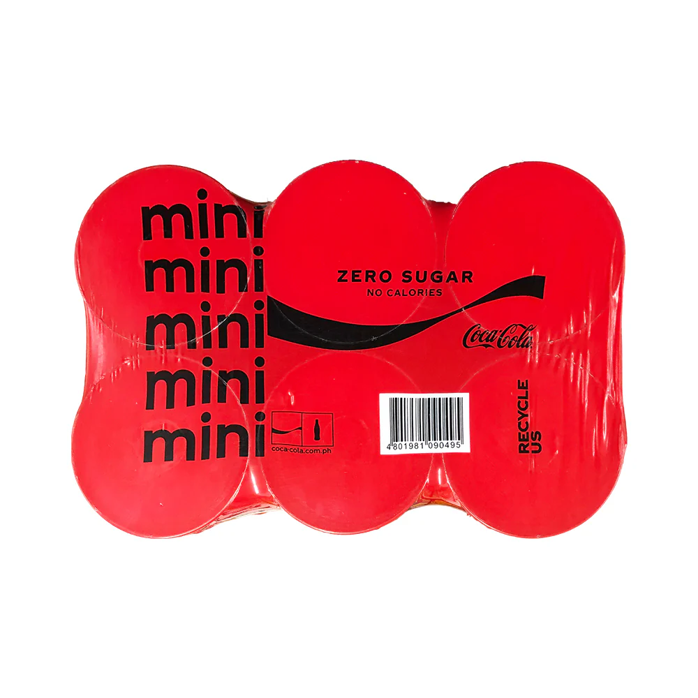 Coke Zero In Can 180ml x 6's - Image 2