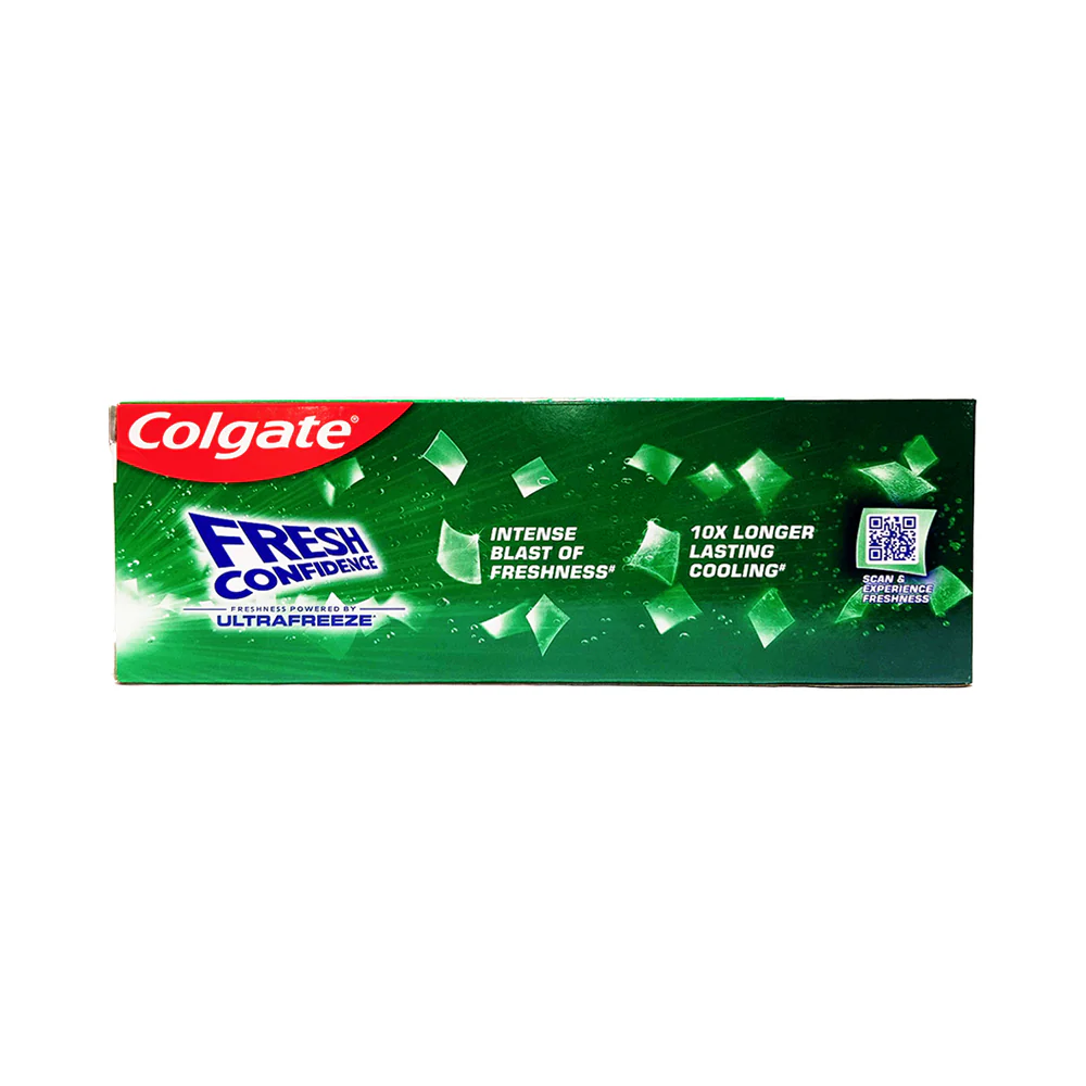 Colgate Fresh Confidence Toothpaste Cool Menthol Fresh With Cooling Crystals 173g x 2's - Image 2