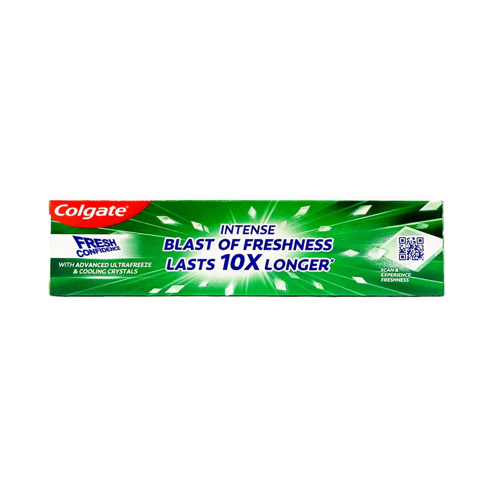 Colgate Fresh Confidence Toothpaste With Cooling Crystals Cool Menthol 125g - Image 2