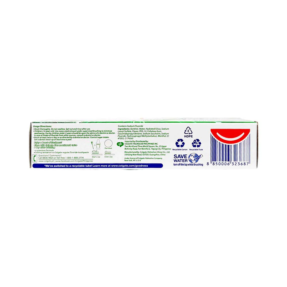 Colgate Fresh Confidence Toothpaste With Cooling Crystals Cool Menthol 125g - Image 3