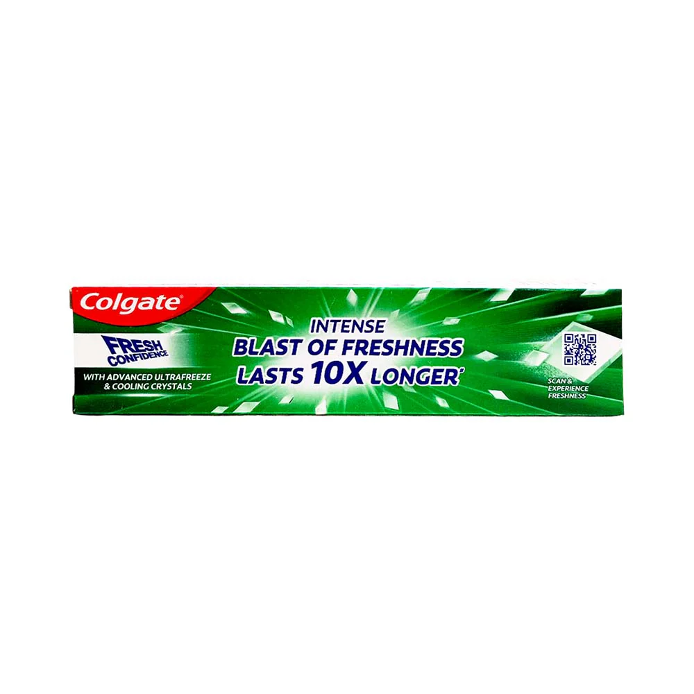 Colgate Fresh Confidence Toothpaste With Cooling Crystals Cool Menthol 193g - Image 2