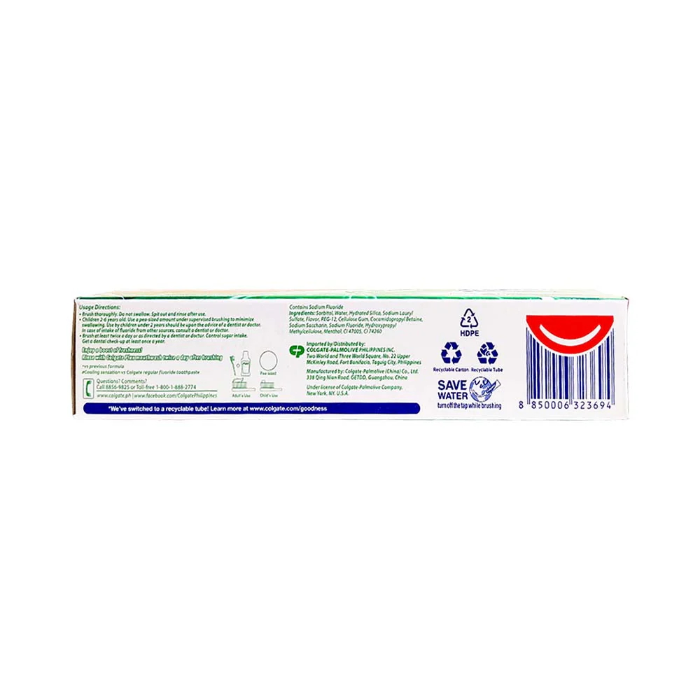 Colgate Fresh Confidence Toothpaste With Cooling Crystals Cool Menthol 193g - Image 3