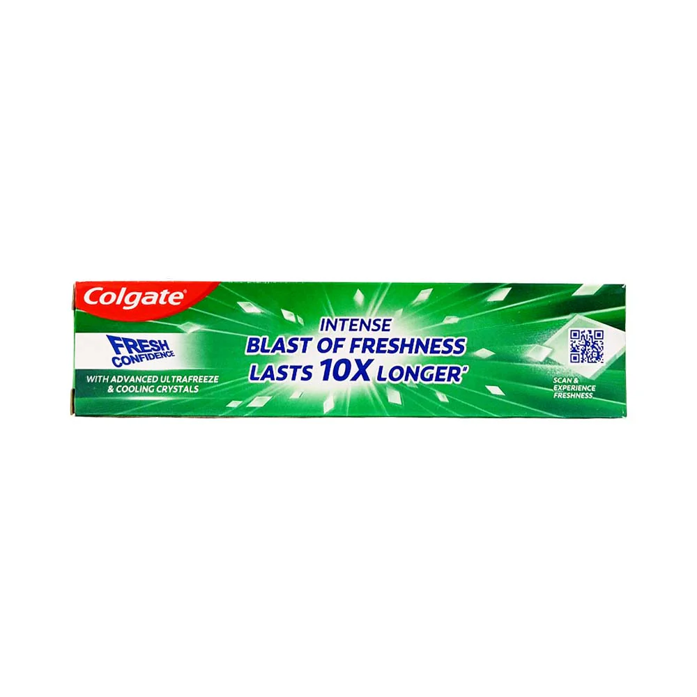 Colgate Fresh Confidence Toothpaste With Cooling Crystals Cool Menthol 63g - Image 2