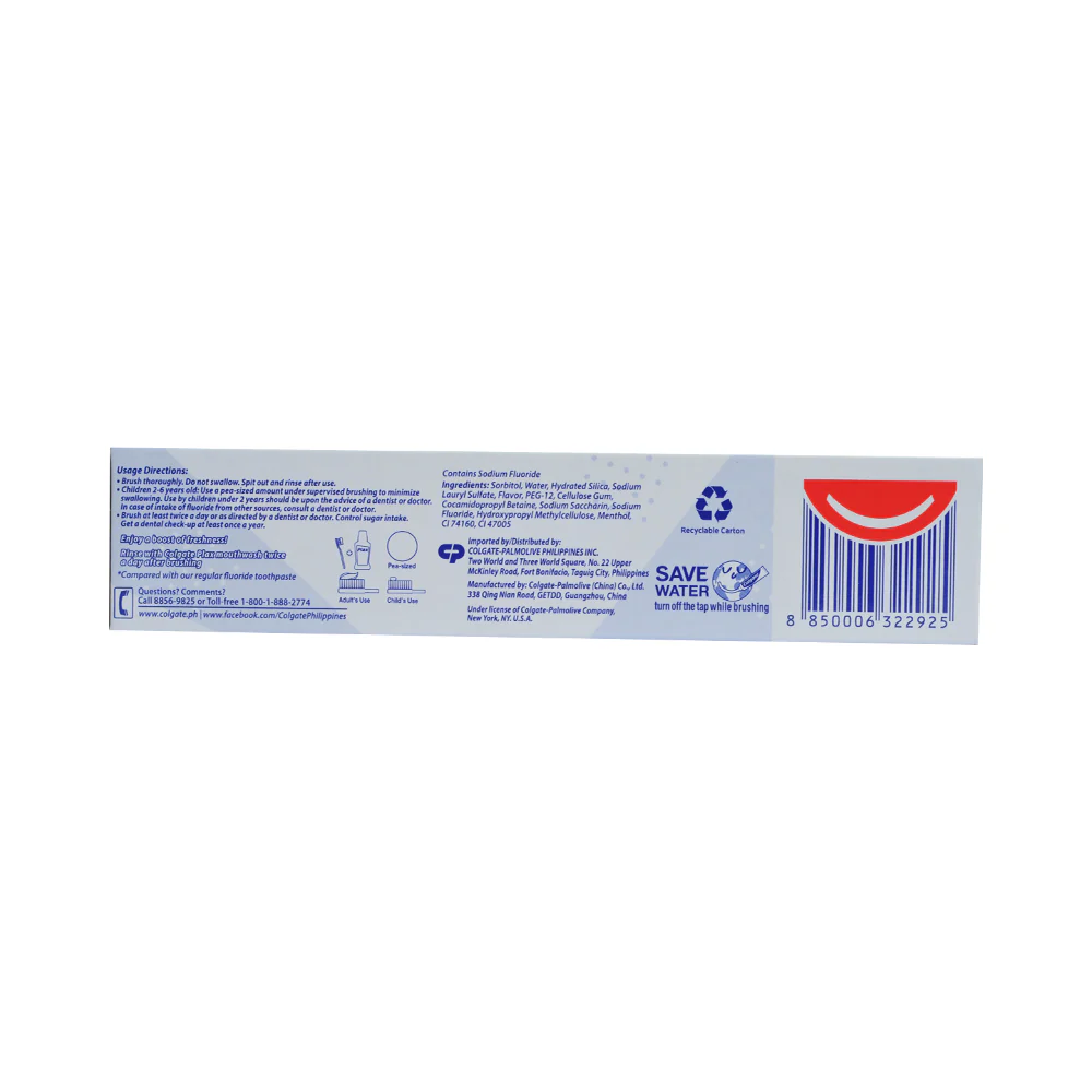 Colgate Fresh Confidence Toothpaste With Cooling Crystals Peppermint Ice 125g - Image 2