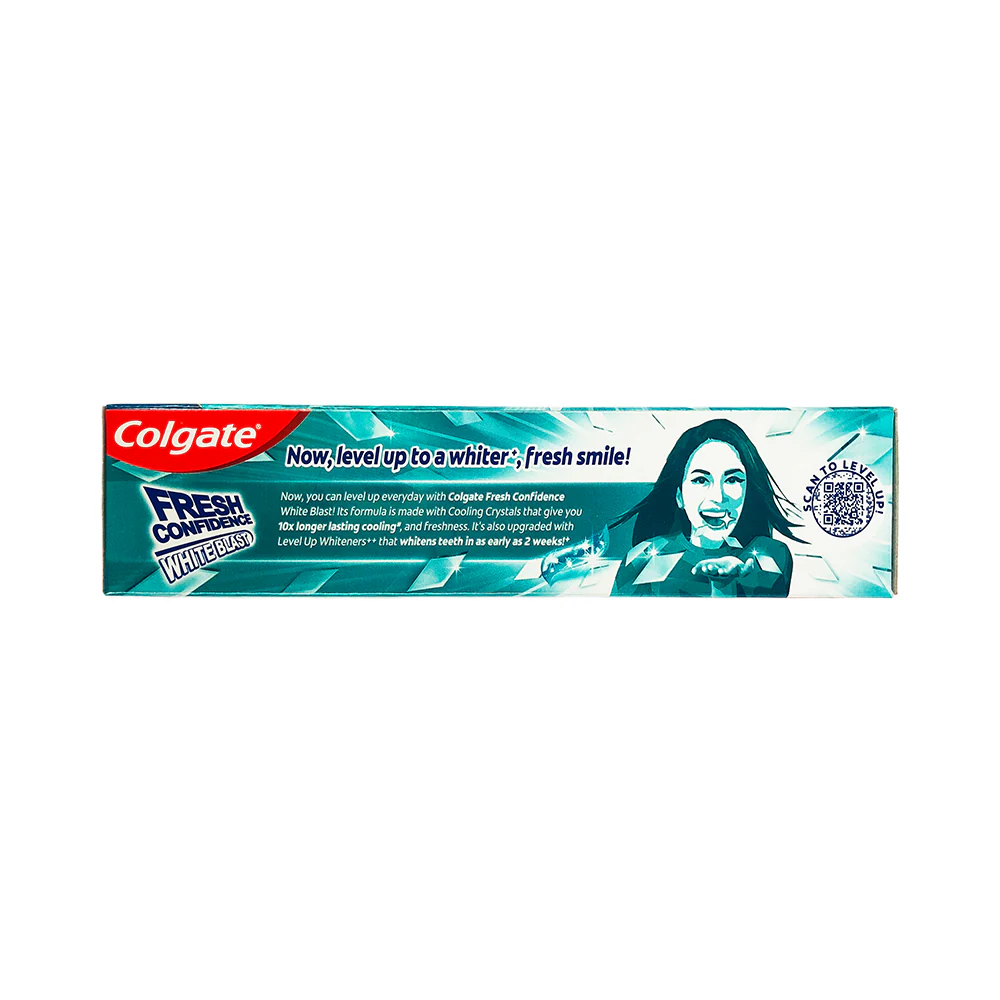 Colgate Fresh Confidence White Blast 110g - Image 4