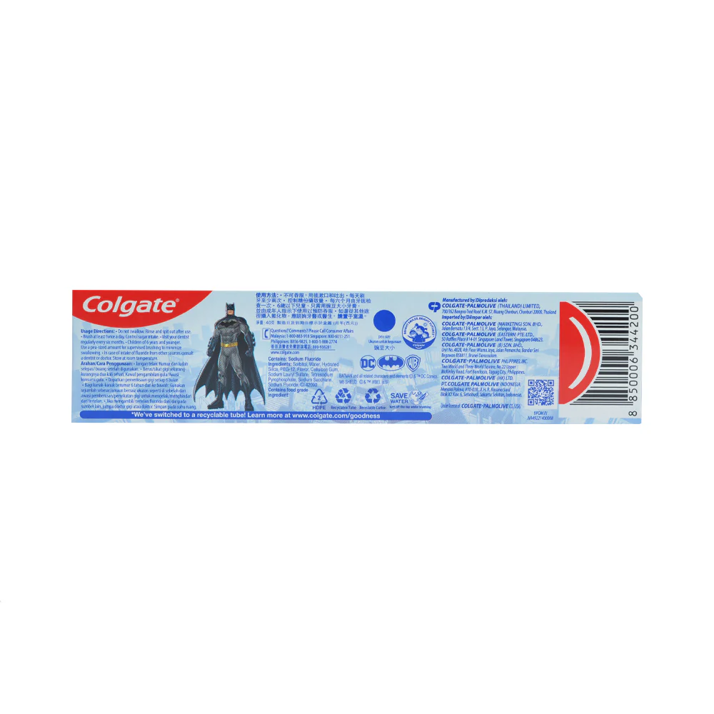 Colgate Kids Toothpaste Batman 40g - Image 2
