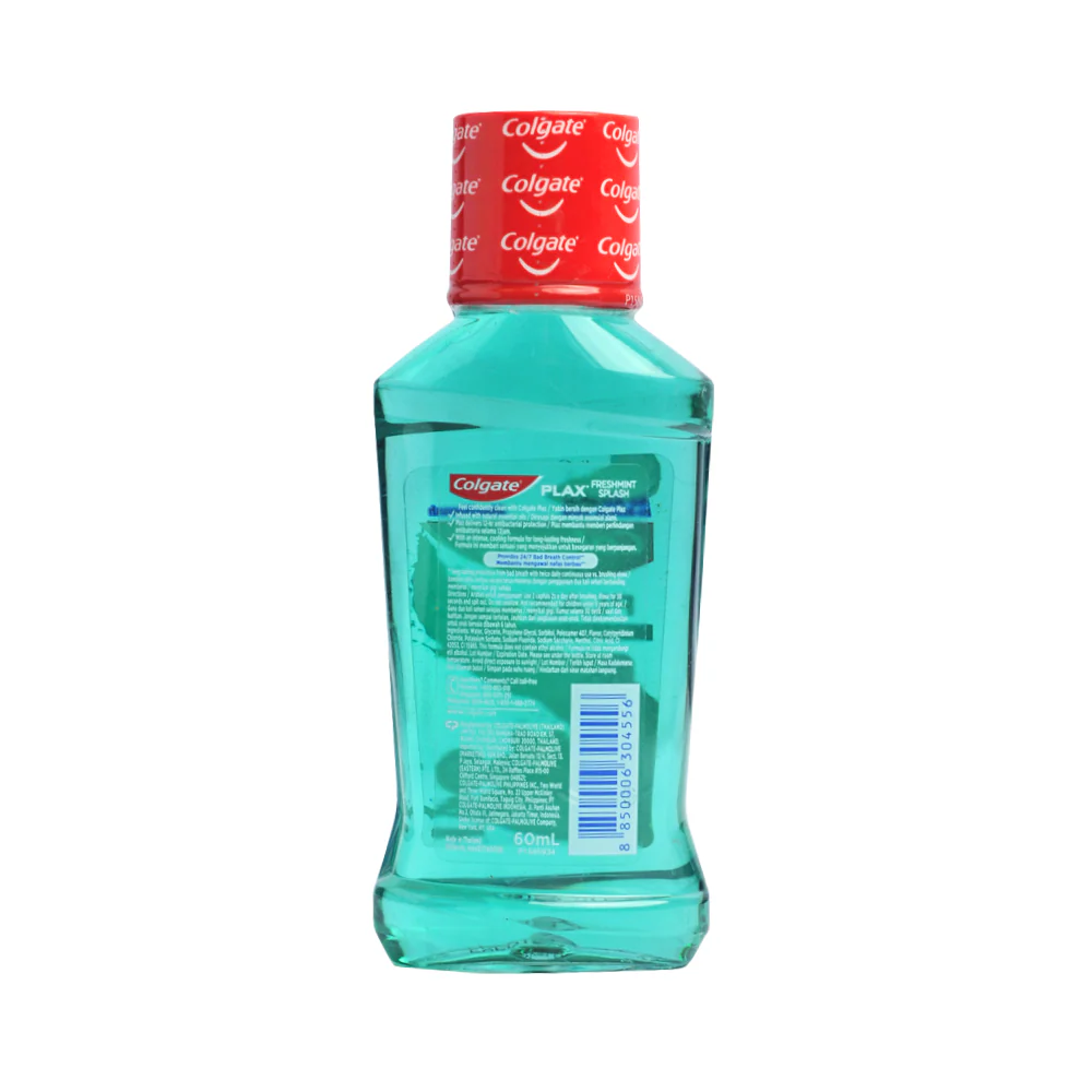 Colgate Plax Mouthwash Fresh Mint 60ml - Image 2
